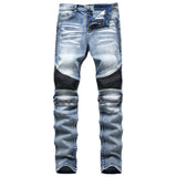 Ellis&Carter Oversized Biker Denim Jeans