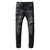 Ellis&Carter Oversized Biker Denim Jeans