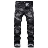 Ellis&Carter Oversized Biker Denim Jeans