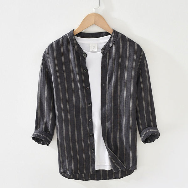 Ellis&Carter Linen Stripe Shirt