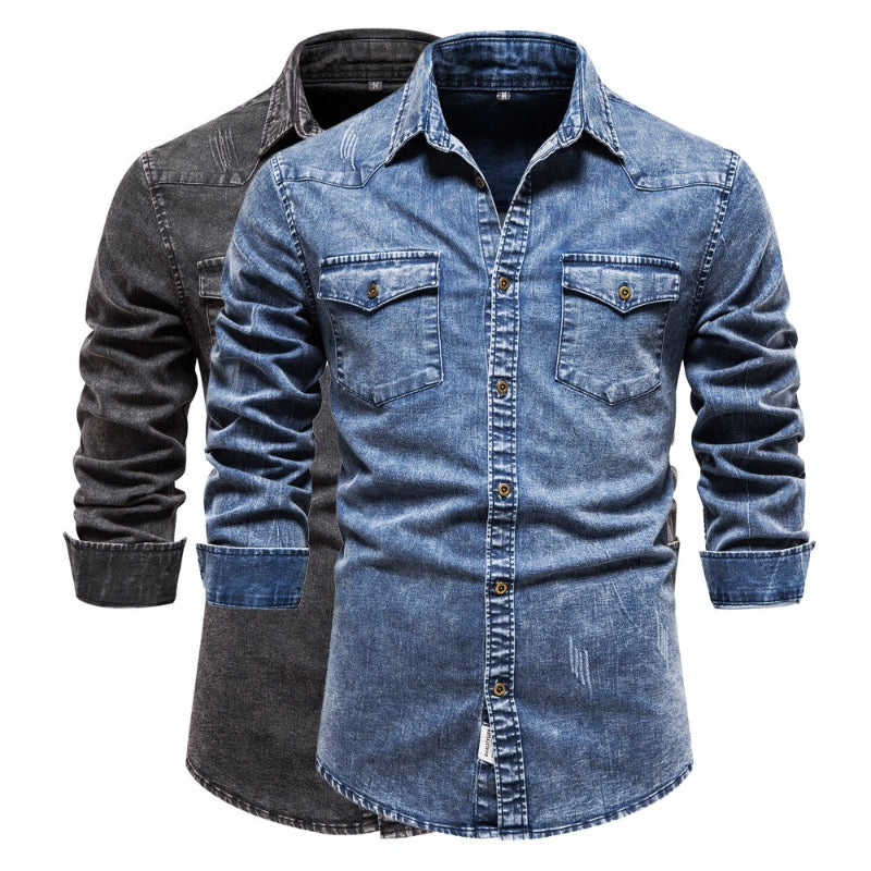 Ellis&Carter Milano Cotton Denim Shirt