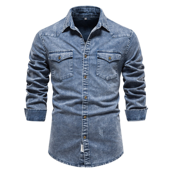 Ellis&Carter Milano Cotton Denim Shirt