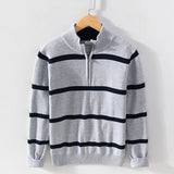 Ellis&Carter Striped Cotton Sweater