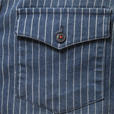 Ellis&Carter Striped Cotton Denim Shirt