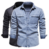 Ellis&Carter Chambray Hybrid Denim Shirt