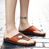 Leonardo Rome Leather Sandals