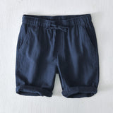 Ellis&Carter Elastic Waist Linen Shorts