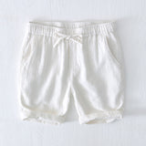 Ellis&Carter Elastic Waist Linen Shorts